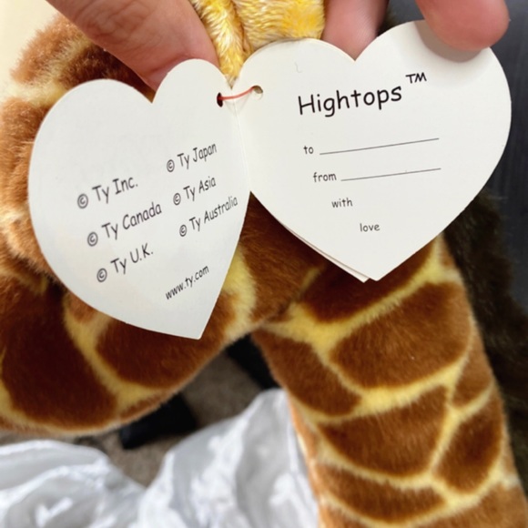 ✈️SOLD✈️ 2 Ty jumbo giraffes 22-24 inch - Picture 7 of 11